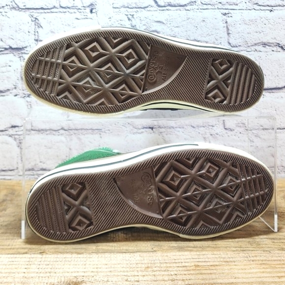 CONVERSE - Chuck Taylor/J.W. Anderson - Sneakers, green/black/blue, size 6 - Picture 7 of 8